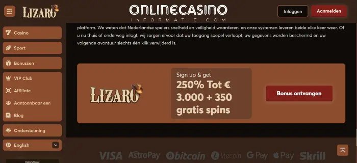 Experience the Thrills of Lizaro Casino, Where the Action Comes to You