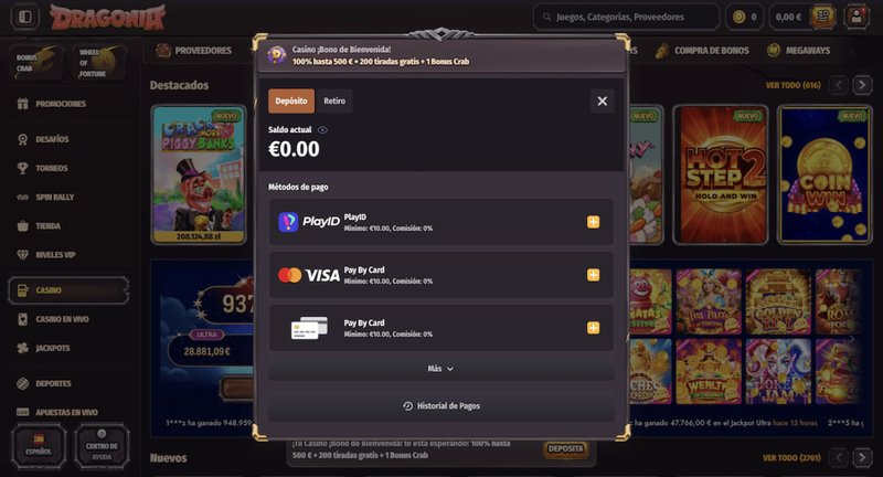 Déposez un Bonus sans Dépôt sur le Casino Dragonia France en Ligne